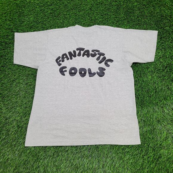 Vintage 80s Theater Mask Shirt Womens Large 21x24 Crop USA - Picture 4 of 16